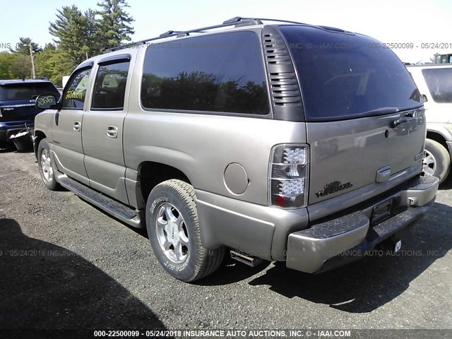 1GKFK66U13J208084 - 2003 GMC YUKON XL DENALI TAN photo 3