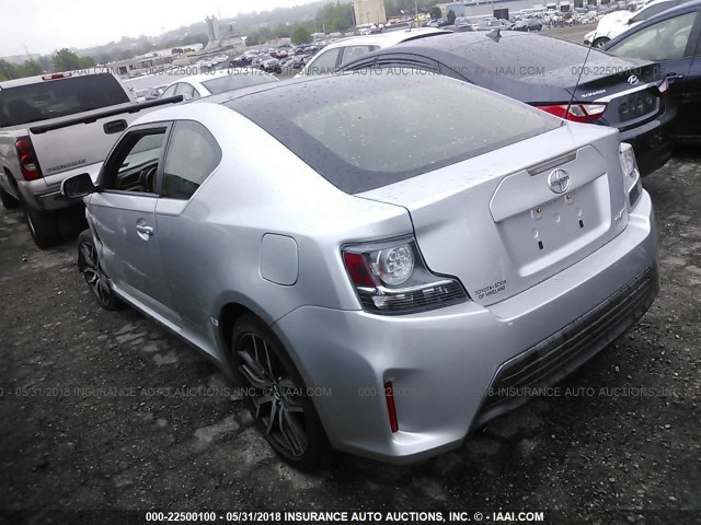 JTKJF5C77E3082025 - 2014 TOYOTA SCION TC 银色 照片 3