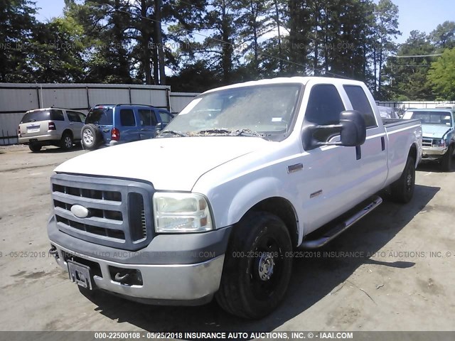 1FTWW30PX7EB36916 - 2007 FORD F350 SRW SUPER DUTY WHITE photo 2