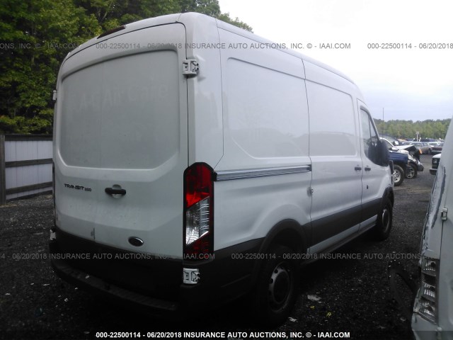 1FTYR1CM7HKA29962 - 2017 FORD TRANSIT T-250 WHITE photo 4