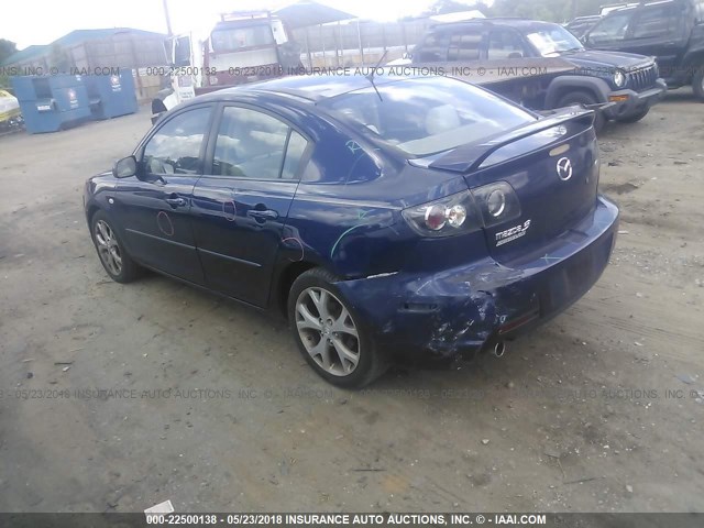 JM1BK32F391222822 - 2009 MAZDA 3 I Dark Blue photo 3