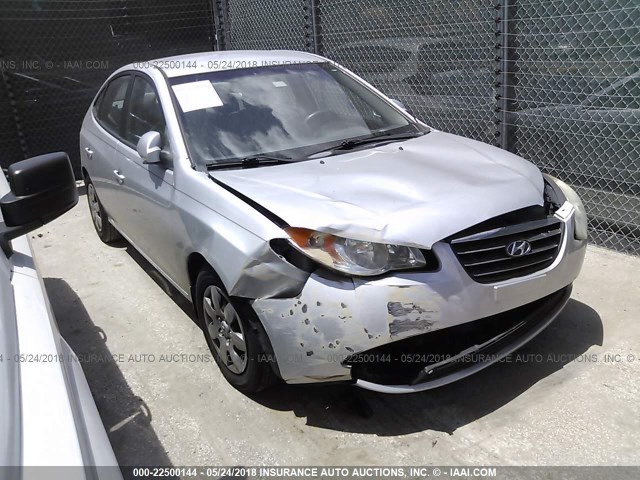 KMHDU46D79U590657 - 2009 HYUNDAI ELANTRA GLS/SE SILVER photo 1