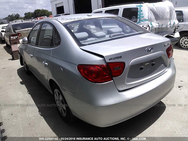 KMHDU46D79U590657 - 2009 HYUNDAI ELANTRA GLS/SE SILVER photo 3