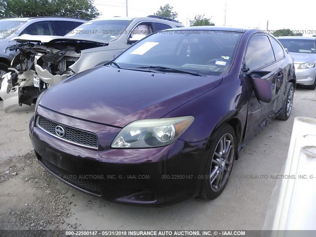 JTKDE177X70168100 - 2007 TOYOTA SCION TC 紫色 照片 2