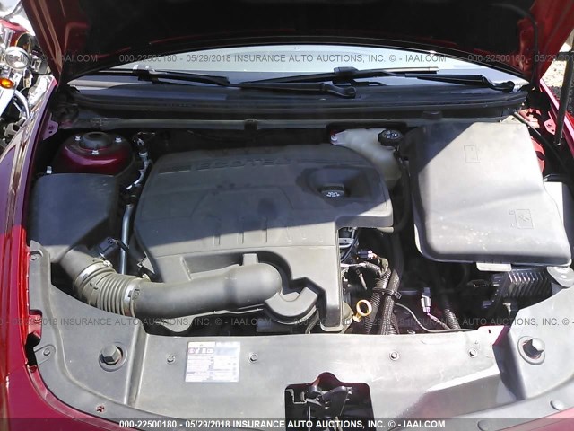 1G1ZC5E05CF326990 - 2012 CHEVROLET MALIBU 1LT 栗色 照片 10