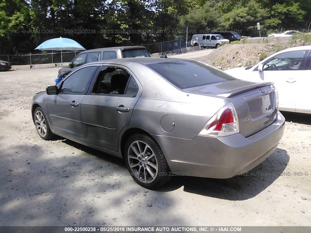 3FAHP07ZX9R184708 - 2009 FORD FUSION SE GRAY photo 3