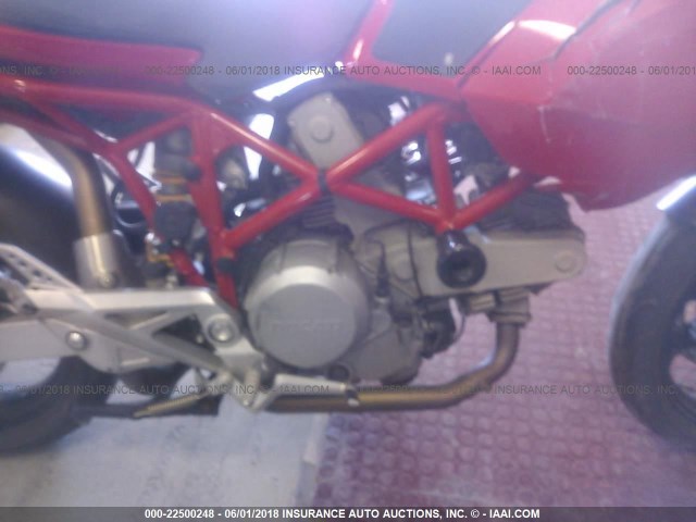 ZDM1VA2KX6B016346 - 2006 DUCATI MULTISTRADA 620 RED photo 8