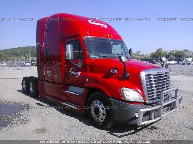 3AKJGLDR8DSBR0564 - 2013 FREIGHTLINER CASCADIA 125  RED photo 1