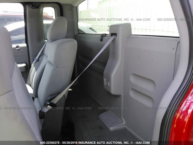 1FTRF12W76NA24773 - 2006 FORD F150 RED photo 8