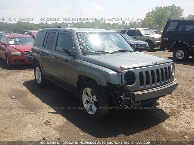 1C4NJPFAXCD557006 - 2012 JEEP PATRIOT LATITUDE GRAY photo 1