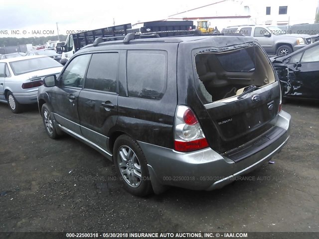 JF1SG67667H713519 - 2007 SUBARU FORESTER 2.5X LL BEAN BLACK photo 3