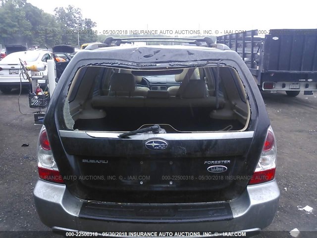 JF1SG67667H713519 - 2007 SUBARU FORESTER 2.5X LL BEAN BLACK photo 6