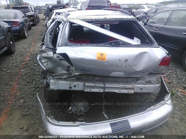 JF1GG29662G826915 - 2002 SUBARU IMPREZA WRX SILVER photo 6