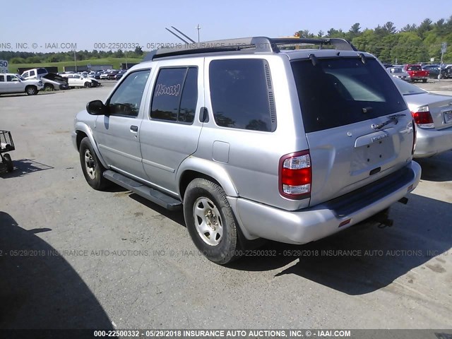 JN8DR09Y83W813575 - 2003 NISSAN PATHFINDER LE/SE SILVER photo 3