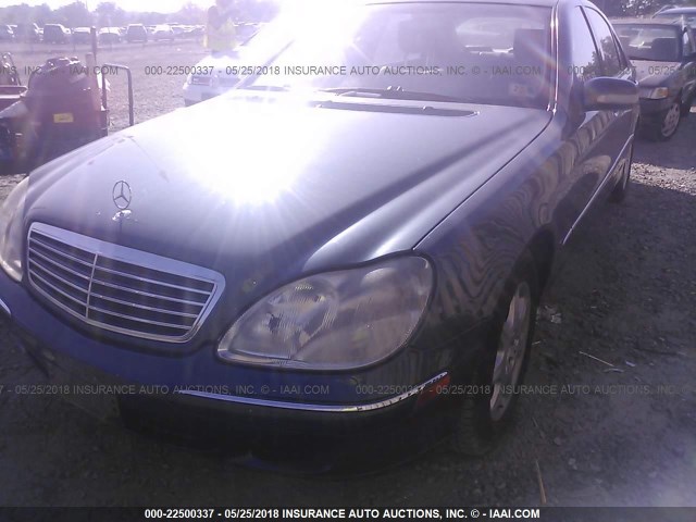 WDBNG70J71A204145 - 2001 MERCEDES-BENZ S 430 GREEN photo 2