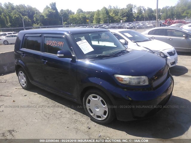 JTLKE50E681046199 - 2008 TOYOTA SCION XB Dark Blue photo 1