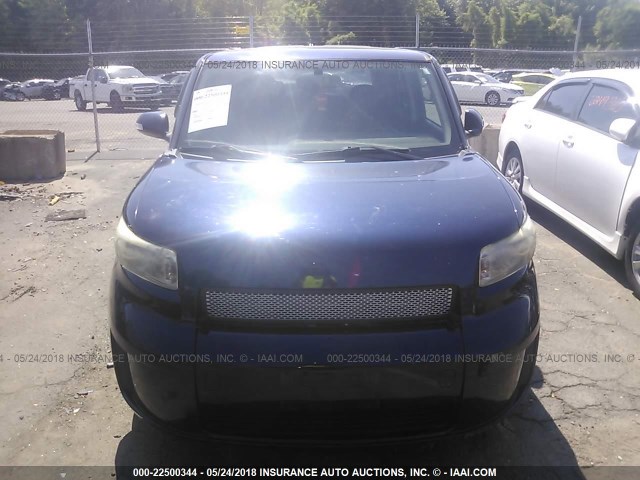 JTLKE50E681046199 - 2008 TOYOTA SCION XB Dark Blue photo 6