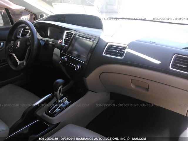 19XFB2F98EE055980 - 2014 HONDA CIVIC EXL 红色 照片 5