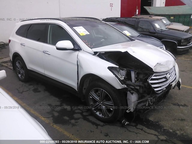 KM8SRDHF1GU144721 - 2016 HYUNDAI SANTA FE SE/LIMITED WHITE photo 1