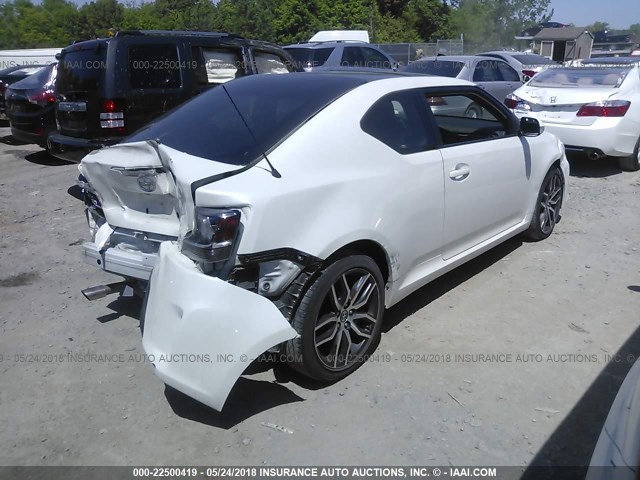 JTKJF5C77FJ002445 - 2015 TOYOTA SCION TC 白色 照片 4
