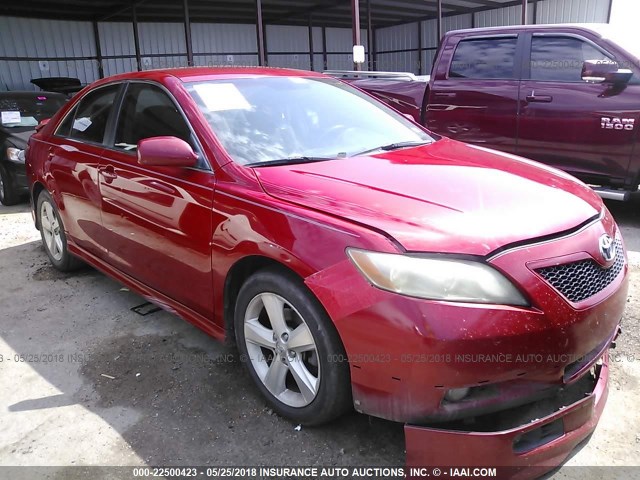 4T1BK46K27U040209 - 2007 TOYOTA CAMRY NEW GENERAT LE/XLE/SE RED photo 1