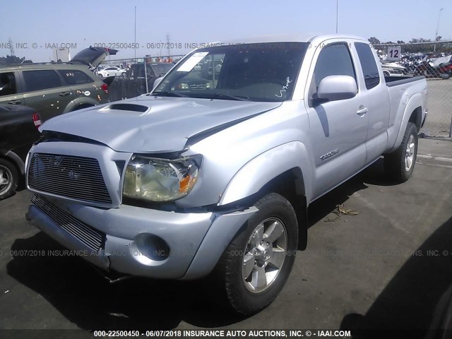 5TEUU42N25Z031358 - 2005 TOYOTA TACOMA ACCESS CAB Күміс фото 2