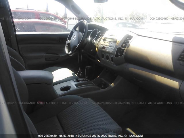 5TEUU42N25Z031358 - 2005 TOYOTA TACOMA ACCESS CAB Күміс фото 5