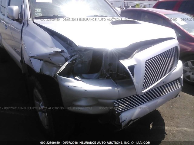 5TEUU42N25Z031358 - 2005 TOYOTA TACOMA ACCESS CAB Күміс фото 6