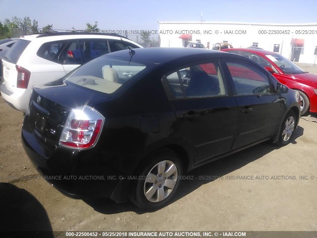 3N1AB61E87L725938 - 2007 NISSAN SENTRA 2.0/2.0S/2.0SL BLACK photo 4