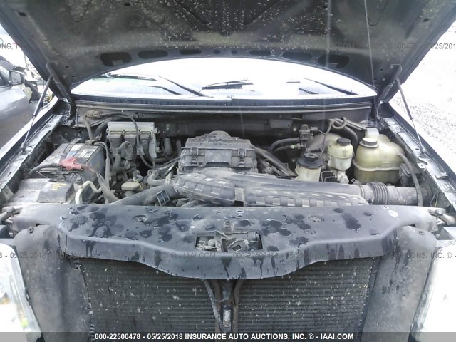 1FTPX12585NA83454 - 2005 FORD F150 GRAY photo 10