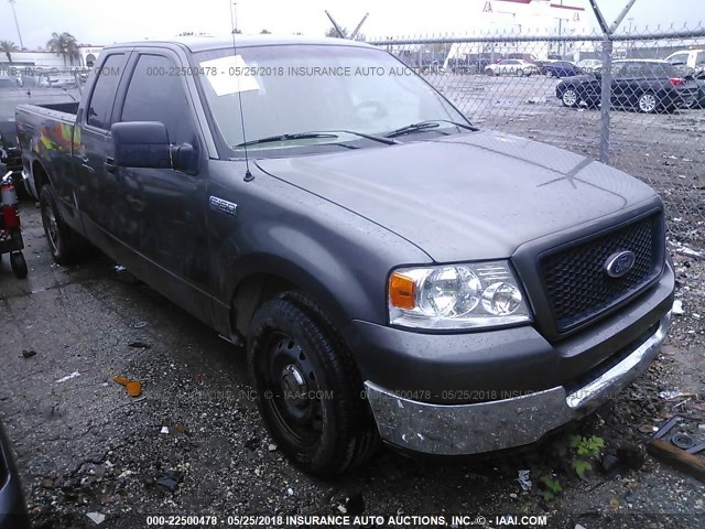 1FTPX12585NA83454 - 2005 FORD F150 GRAY photo 6