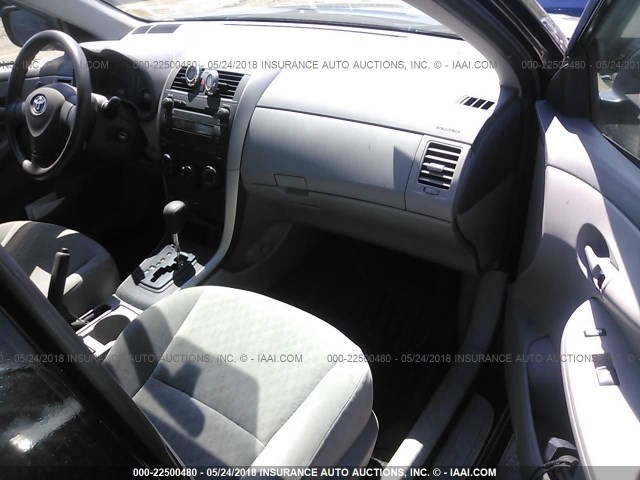 JTDBL40E699048310 - 2009 TOYOTA COROLLA LE/XLE BLACK photo 5