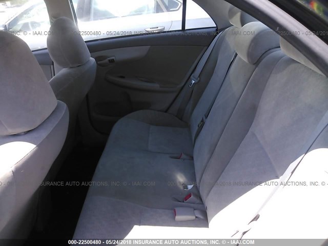 JTDBL40E699048310 - 2009 TOYOTA COROLLA LE/XLE BLACK photo 8