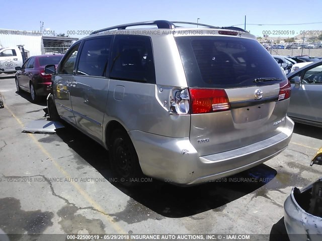 5TDZA23C15S322592 - 2005 TOYOTA SIENNA CE/LE GOLD photo 3