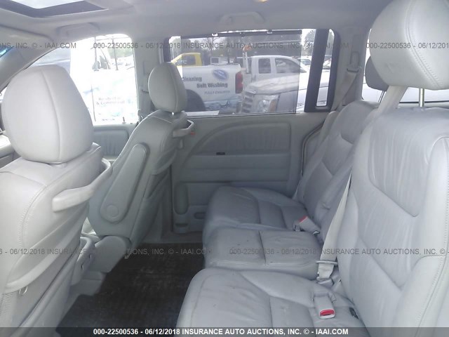 5FNRL38725B049470 - 2005 HONDA ODYSSEY EXL GRAY photo 8