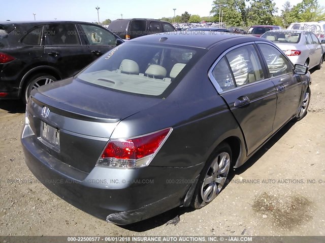 1HGCP26829A037500 - 2009 HONDA ACCORD EXL GRAY photo 4