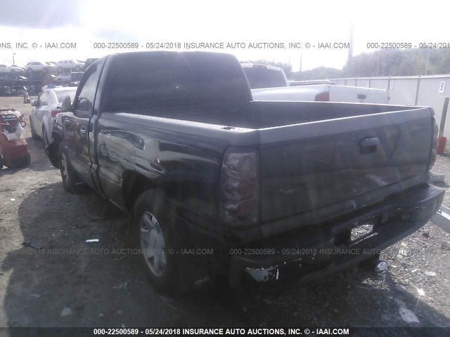 1GTEC14V75Z100527 - 2005 GMC NEW SIERRA C1500 BLACK photo 3