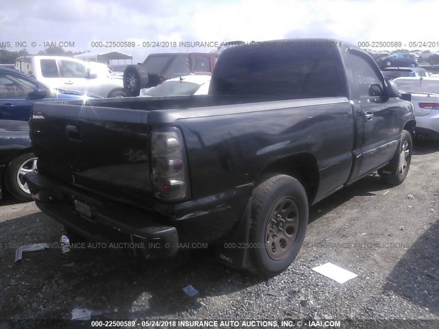 1GTEC14V75Z100527 - 2005 GMC NEW SIERRA C1500 BLACK photo 4