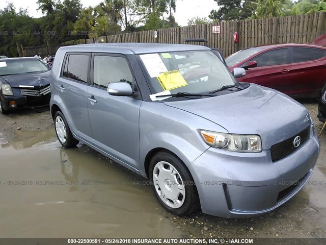 JTLKE50E891069730 - 2009 TOYOTA SCION XB BLUE photo 1