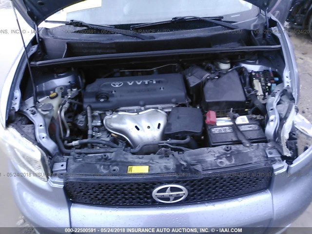 JTLKE50E891069730 - 2009 TOYOTA SCION XB BLUE photo 10