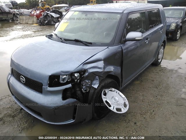 JTLKE50E891069730 - 2009 TOYOTA SCION XB BLUE photo 2