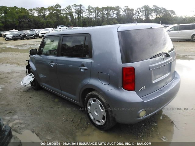 JTLKE50E891069730 - 2009 TOYOTA SCION XB BLUE photo 3