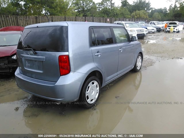 JTLKE50E891069730 - 2009 TOYOTA SCION XB BLUE photo 4