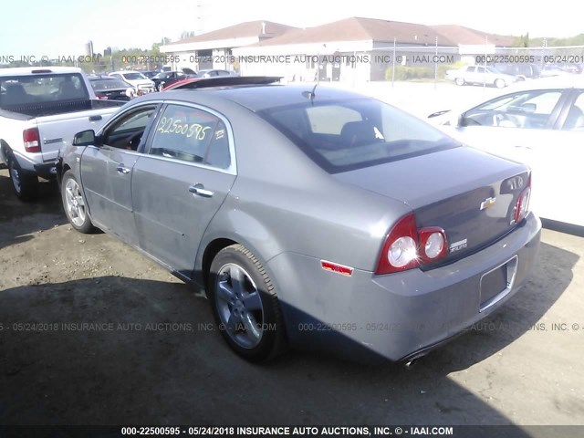 1G1ZK57B78F260743 - 2008 CHEVROLET MALIBU LTZ 灰色 照片 3