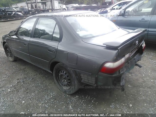 2T1BB02E6VC182828 - 1997 TOYOTA COROLLA DX GREEN photo 3