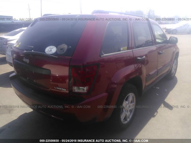 1J4HR48NX5C642175 - 2005 JEEP GRAND CHEROKEE LAREDO/COLUMBIA/FREEDOM 红色 照片 4