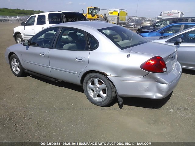 1FAFP53243G278661 - 2003 FORD TAURUS SE SILVER photo 3