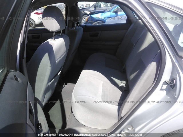 1FAFP53243G278661 - 2003 FORD TAURUS SE SILVER photo 8