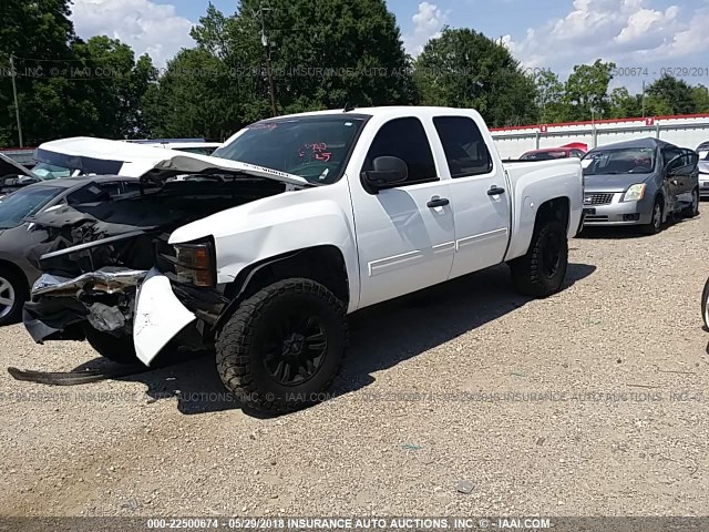 2GCEC23J091139219 - 2009 CHEVROLET SILVERADO C1500 LT WHITE photo 2