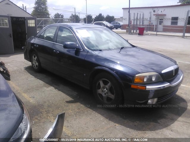1LNHM86SXYY773162 - 2000 LINCOLN LS BLUE photo 1